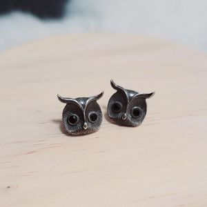 Modcloth Woodland Owl Stud Earrings